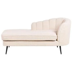 ALLIER - Chaise Longue - Beige - Rechterzijde - Bouclé -Meubelwinkel 38a46bd0e7ab47579405306484105c9d