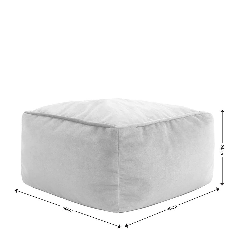 Icon Zitzak En Poef Natalia - Fluwelen Zitzak - Houtskool 9 Icon Zitzak En Poef Natalia - Fluwelen Zitzak - Houtskool - Afbeelding 7