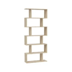 CALICOSY - Boekenkast ATHENA - Ambachtelijke Eik - 192x80x24 Cm -Meubelwinkel 3c3e8df3ab3848068912862830e29cfd