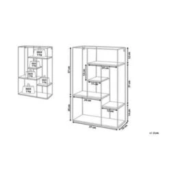 LAUREL - Wandkast - Lichte Houtkleur - MDF -Meubelwinkel 3cb6b75ad2e24909b67b0e2baecd4e0f