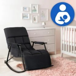 CLP Schommelstoel Cathy Stof - Zwart -Meubelwinkel 3d8dcbf4ca7049fe8082181c59a2186b