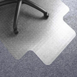 Vloerbeschermer Met Uitsparing - Antistatisch PVC - Tapijt - 90x120 Cm -Meubelwinkel 3dbcabcd90c34574b779071f20668f16