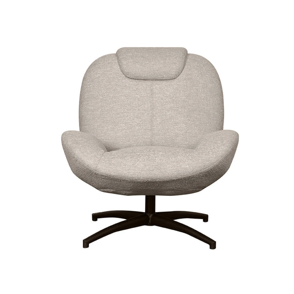 LABEL51 Fauteuil Clayton - Taupe - Stof 5 LABEL51 Fauteuil Clayton - Taupe - Stof - Afbeelding 3