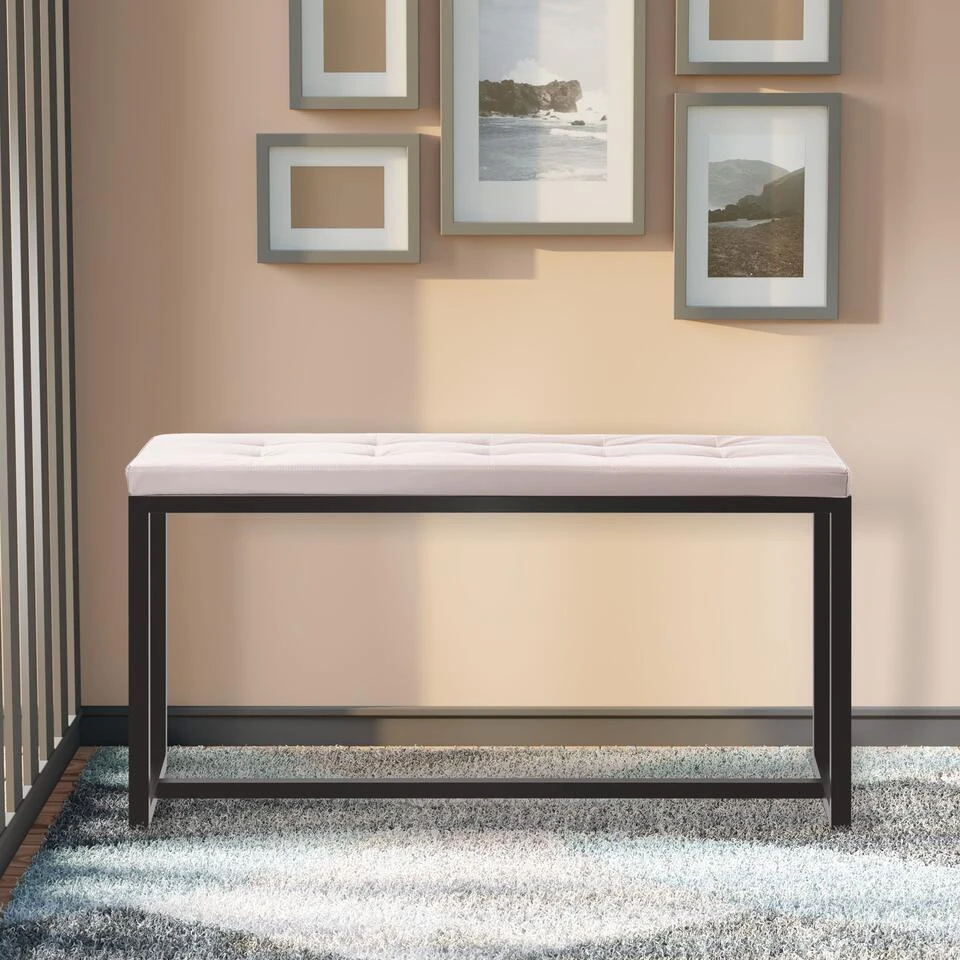 CLP 2-zits Bankje Barci 100 Cm - Grijs 5 CLP 2-zits Bankje Barci 100 Cm - Grijs - Afbeelding 3