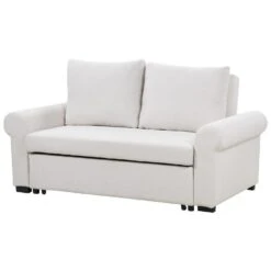 SILDA - Slaapbank - Lichtbeige - Polyester -Meubelwinkel 3e92cd8a27bd49b0afcc9916b58f190e