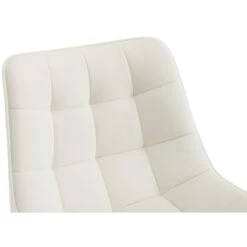 CLP Barkruk Dartford Mat Zwart Frame - Fluweel - Creme -Meubelwinkel 410c0d4890ea4ee6ac49be6b4380c355