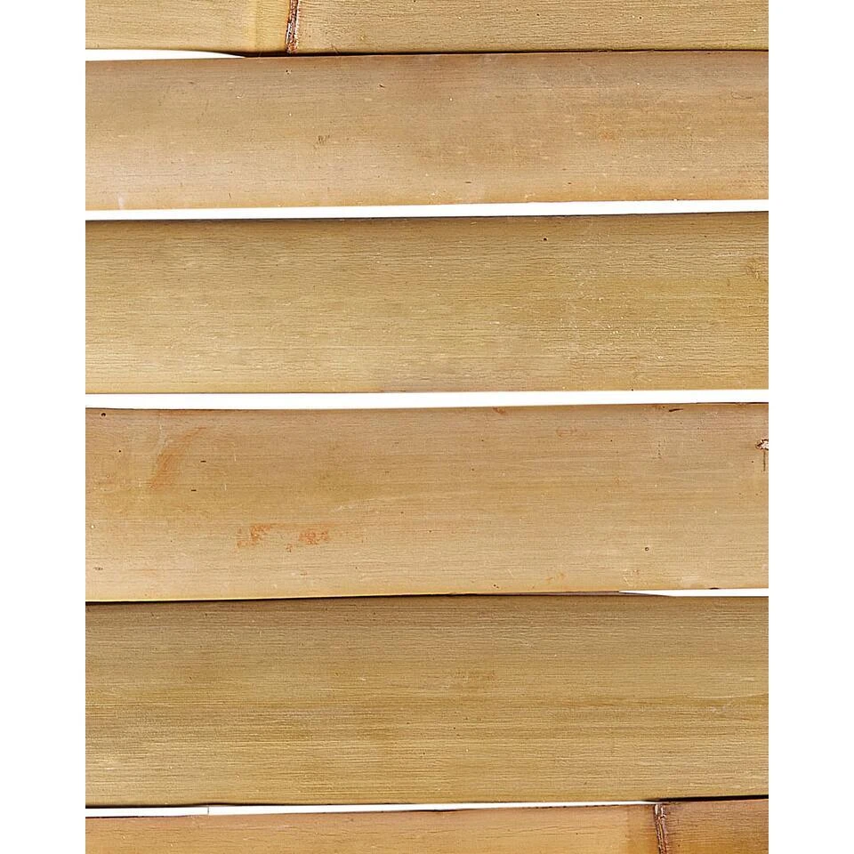 CERRETO - Ottomaan - Taupe - Bamboe 9 CERRETO - Ottomaan - Taupe - Bamboe - Afbeelding 7