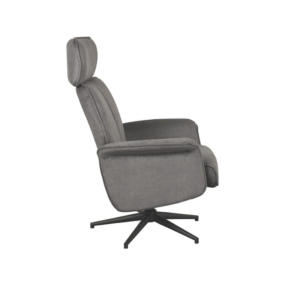 LABEL51 Fauteuil Verdal - Antraciet - Cosmo - 79x77x109 Cm 8 LABEL51 Fauteuil Verdal - Antraciet - Cosmo - 79x77x109 Cm - Afbeelding 6