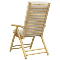 VidaXL - Inklapbaar Tuinstoelen Met Kussens - Bamboe - 4 Stuks -Meubelwinkel 43d1c01049e74d66a9cf4d571d18754a