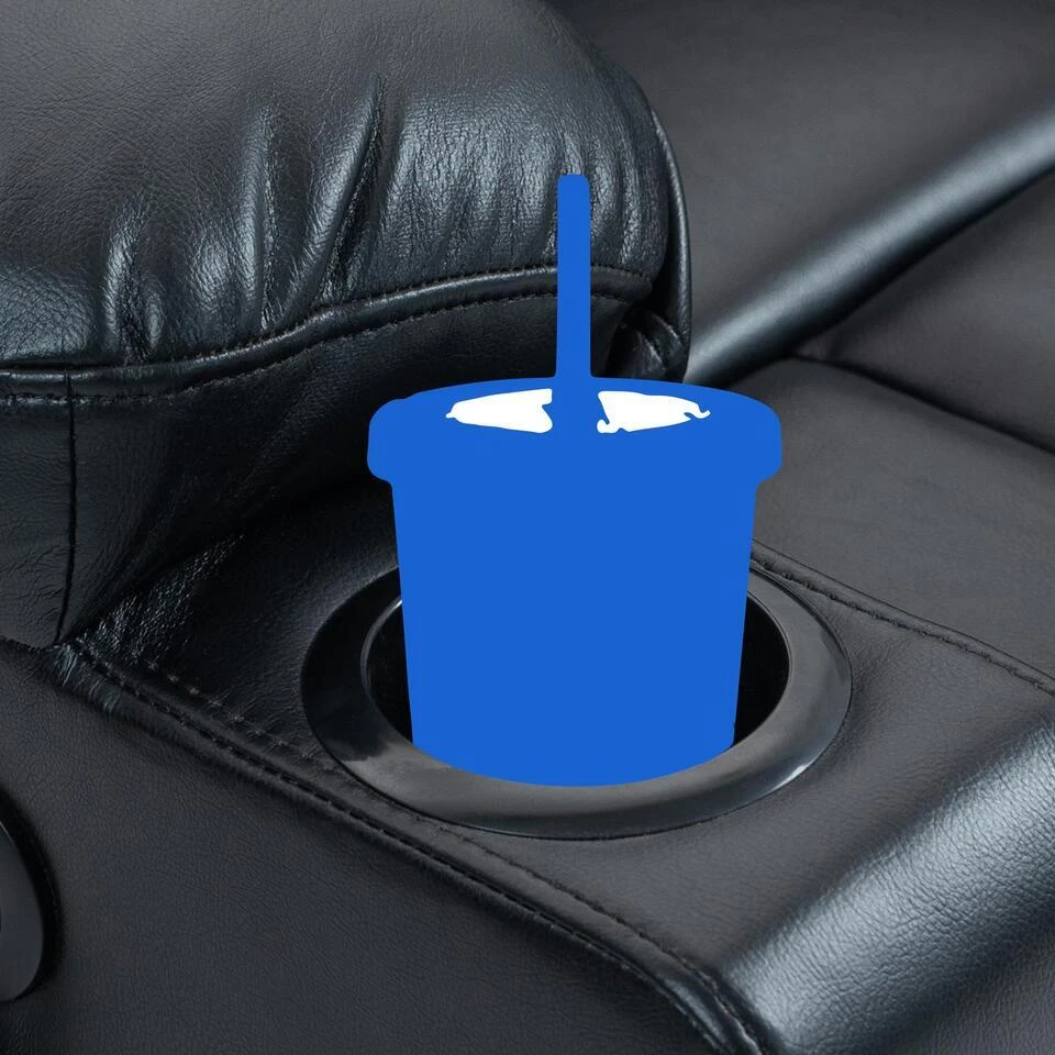 CLP Fauteuil Andover Zwart Frame - Kunstleer - Zwart 9 CLP Fauteuil Andover Zwart Frame - Kunstleer - Zwart - Afbeelding 7