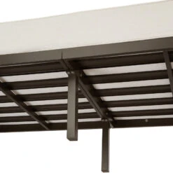 Tectake - Tuin-loungebank Comosa, 3-zits, XXL Kussens, Bruin / Beige -Meubelwinkel 456617633489470695ee8af6699f3b88