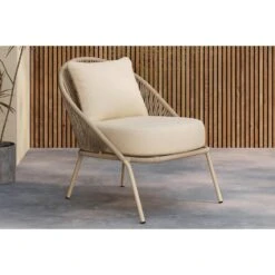 Svea - Liam Loungestoel - Beige -Meubelwinkel 4594784a0cf24adca7a057e3be1b40c2