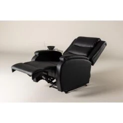 Svea - Pino Verstelbare Fauteuil - Lederlook - Zwart -Meubelwinkel 477a22c1014d4fc3809bd86fb805d1e5