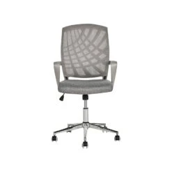 Beliani Bureaustoel BONNY - Grijs Polyester -Meubelwinkel 4801c24ce61a48beb44cfd2c4f96bf7b