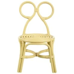 MIRTIA - Kinderstoel - Geel - Rotan -Meubelwinkel 487ad321ed8d4a2eb7cbe71b359ebb4e