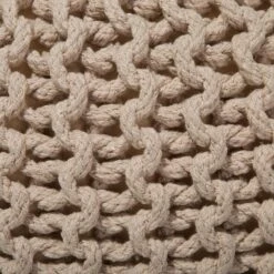 CONRAD - Poef - Beige - Katoen 17 CONRAD - Poef - Beige - Katoen -Meubelwinkel 4a8340b1b281417bb56eff4c30f89045