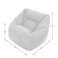 Icon Zitzack Morgan - Corduroy Zitzakfauteuil - Houtskool -Meubelwinkel 4bcd3721556c469ca71d57078ddb87ca 3