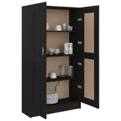 VidaXL Boekenkast 82,5x30,5x150 Cm Spaanplaat Zwart -Meubelwinkel 4ca4b65c2c2a41afadfe36653c766c3e