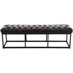 CLP 2-zits Bankje Amun 150 Cm - Bruin -Meubelwinkel 4ce2650536994e488be6704efff36975