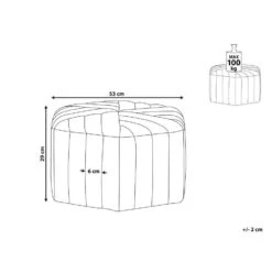 Beliani Poef MURIETTA - Roze Fluweel 8 Beliani Poef MURIETTA - Roze Fluweel -Meubelwinkel 4dc57706e6b64a5e9f09b1a68d8e0ffc