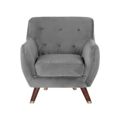 Beliani Fauteuil BODO - Grijs Fluweel 9 Beliani Fauteuil BODO - Grijs Fluweel -Meubelwinkel 4e14df7070814a89b72d91ac97941392