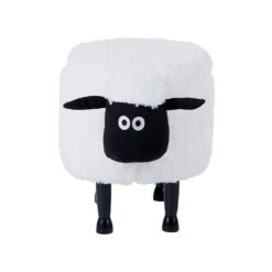 Beliani Dierenhocker SHEEP - Wit Polyester 9 Beliani Dierenhocker SHEEP - Wit Polyester -Meubelwinkel 4ea655a33fde43aa8adf3d50ad269bec