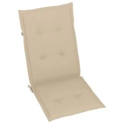 VidaXL - Verstelbare Tuinstoelen En Kussens - Beige - 57x69x111 Cm - 4 Stuks -Meubelwinkel 4ebe871153414ec6baede403737a87e0