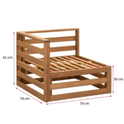 Loungebank Element Clermont - Hoek - 63x78x78 Cm -Meubelwinkel 50103020 9096