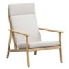 Lounge Fauteuil Jura - Acacia/grijs -Meubelwinkel 50103030