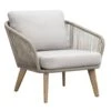 Loungestoel Nant - Wicker/acacia Taupe - 87x79x67 Cm -Meubelwinkel 50103036