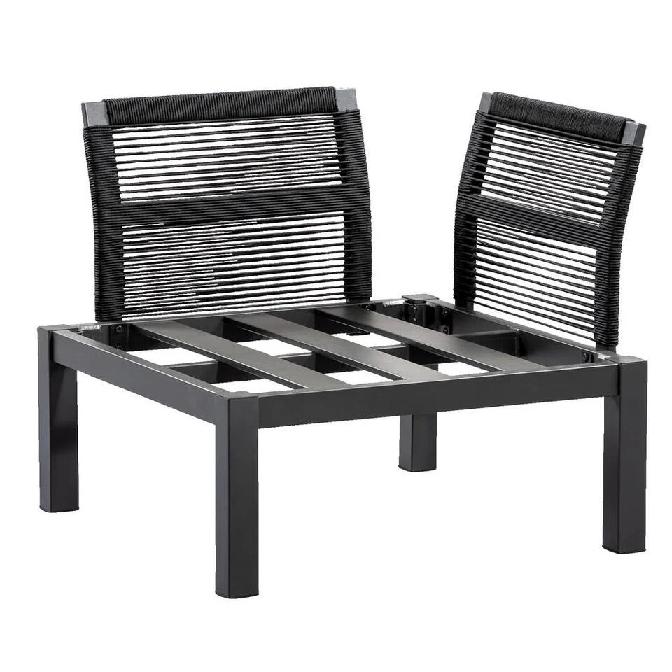 Le Sud Loungestoel Hoekelement Ardeche - Grijs - 78x78x66 Cm 4 Le Sud Loungestoel Hoekelement Ardeche - Grijs - 78x78x66 Cm - Afbeelding 2