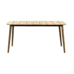 Tuintafel Lot - Naturel - 75x106x90cm -Meubelwinkel 50153044 0100