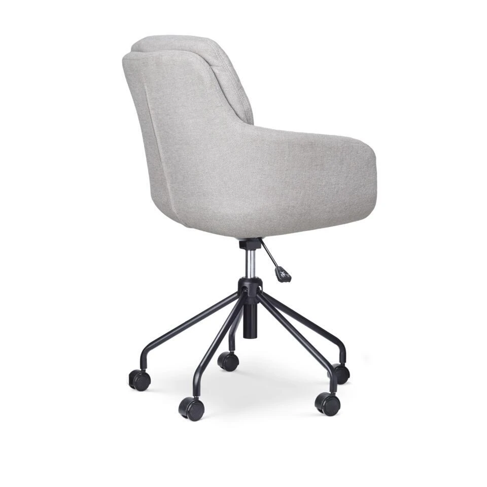 Nolon Nout-Mia Bureaustoel Beige - Met Armleuning - Zwart 9 Nolon Nout-Mia Bureaustoel Beige - Met Armleuning - Zwart - Afbeelding 7