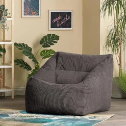 Icon Zitzack Morgan - Corduroy Zitzakfauteuil - Houtskool -Meubelwinkel 51c7d1854ae14ff898c0214fbd79a9a9