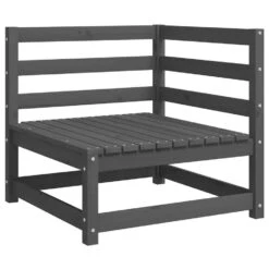 VidaXL - Tuinhoekbank - Grijs - Grenenhout - Met Antracietkleurige Kussens -Meubelwinkel 51e1e2fabf2c4dcb81f45cf31942143c