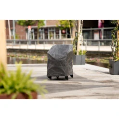 Outdoor Covers - Hoes Voor Stapelstoelen - Antraciet - 88-128x66x66 Cm -Meubelwinkel 52992056 9050