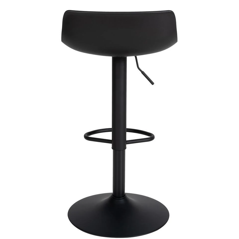 CLP Barkruk Aveiro Kunstleer - Zwart 8 CLP Barkruk Aveiro Kunstleer - Zwart - Afbeelding 6