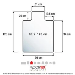 Vloerbeschermer Met Uitsparing - Antistatisch PVC - Harde Vloer - 90x120 Cm 12 Vloerbeschermer Met Uitsparing - Antistatisch PVC - Harde Vloer - 90x120 Cm -Meubelwinkel 541e8bba303d4f0cb6dab66c54e52baf 1