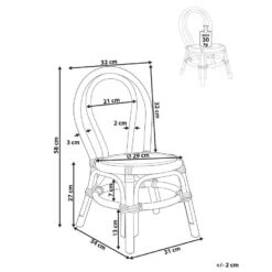 KALIVIA - Kinderstoel - Roze - Rotan -Meubelwinkel 54865db1d6a34dcdb508406791692b93 1