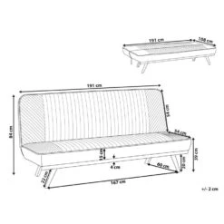 KALFAFELL - Slaapbank - Blauw - Polyester 14 KALFAFELL - Slaapbank - Blauw - Polyester -Meubelwinkel 55cf19b7fb5a4d56bfef9c0d1da4d3fd
