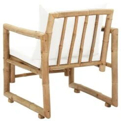 VidaXL Tuinstoelen 2 St Met Kussens Bamboe -Meubelwinkel 55f4b99f0e534a29b59837819ee647b8