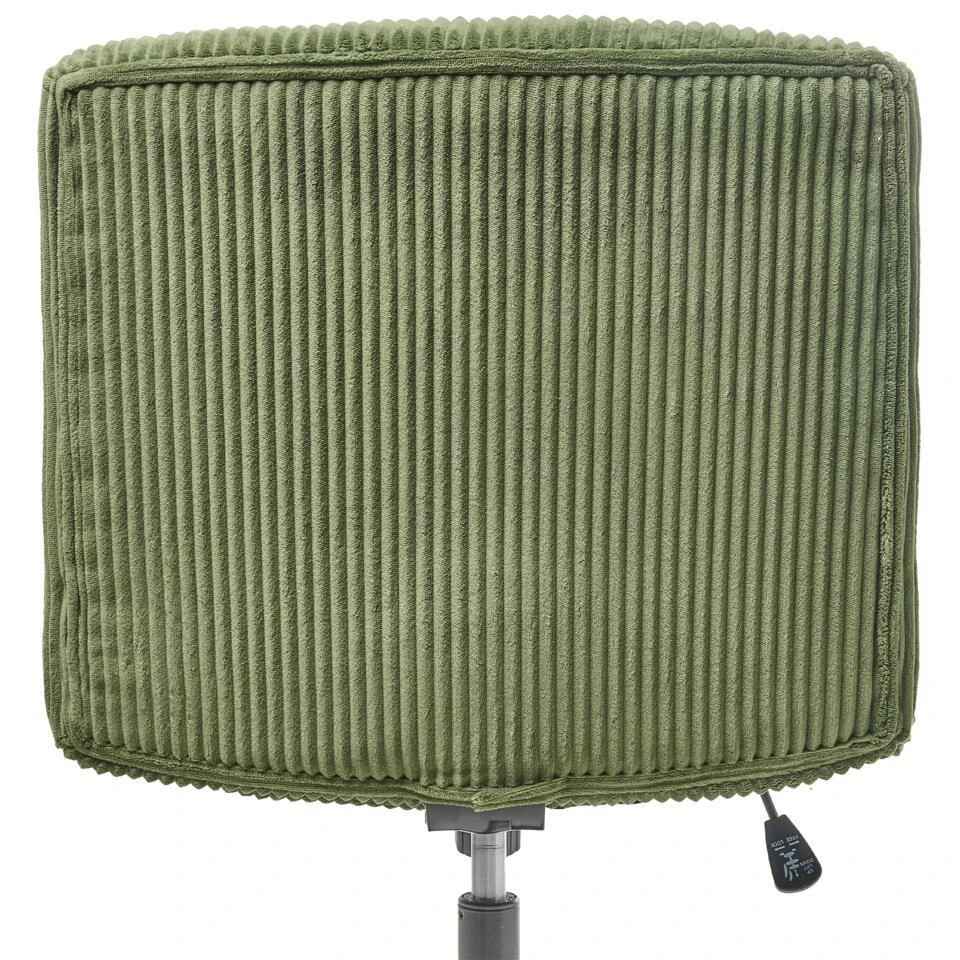 GEDDES - Bureaustoel - Groen - Corduroy 11 GEDDES - Bureaustoel - Groen - Corduroy - Afbeelding 9