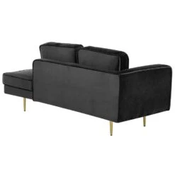 MIRAMAS - Chaise Longue - Zwart - Linkerzijde - Fluweel 14 MIRAMAS - Chaise Longue - Zwart - Linkerzijde - Fluweel -Meubelwinkel 56a2078c254f44f6b519bf9fd63df9ec