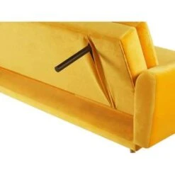 VETTRE - Slaapbank 3-zits - Geel - Fluweel -Meubelwinkel 57295ecb66bd4c99ab0995d65100f79b