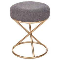 PRESHO - Hocker - Grijs - Bouclé 13 PRESHO - Hocker - Grijs - Bouclé -Meubelwinkel 581bd7e3e28c4337af98c4e3b8f42fad
