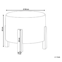 TERRY - Poef - Off-white - Chenille 13 TERRY - Poef - Off-white - Chenille -Meubelwinkel 59f2b2c4e00047c296ac9fc3d823f847