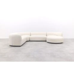 Madeira Ronde U-vorm Hoekbank + Chaise Longue Links - Naturel Sunbrella -Meubelwinkel 5d7925a68fd2412d95d68be5a8c8f5fd