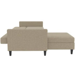 Hartford - 3-zits Hoekslaapbank In Cappuchino Stof -Meubelwinkel 5d9f4a06f90e4ed29b5472c64e3af233