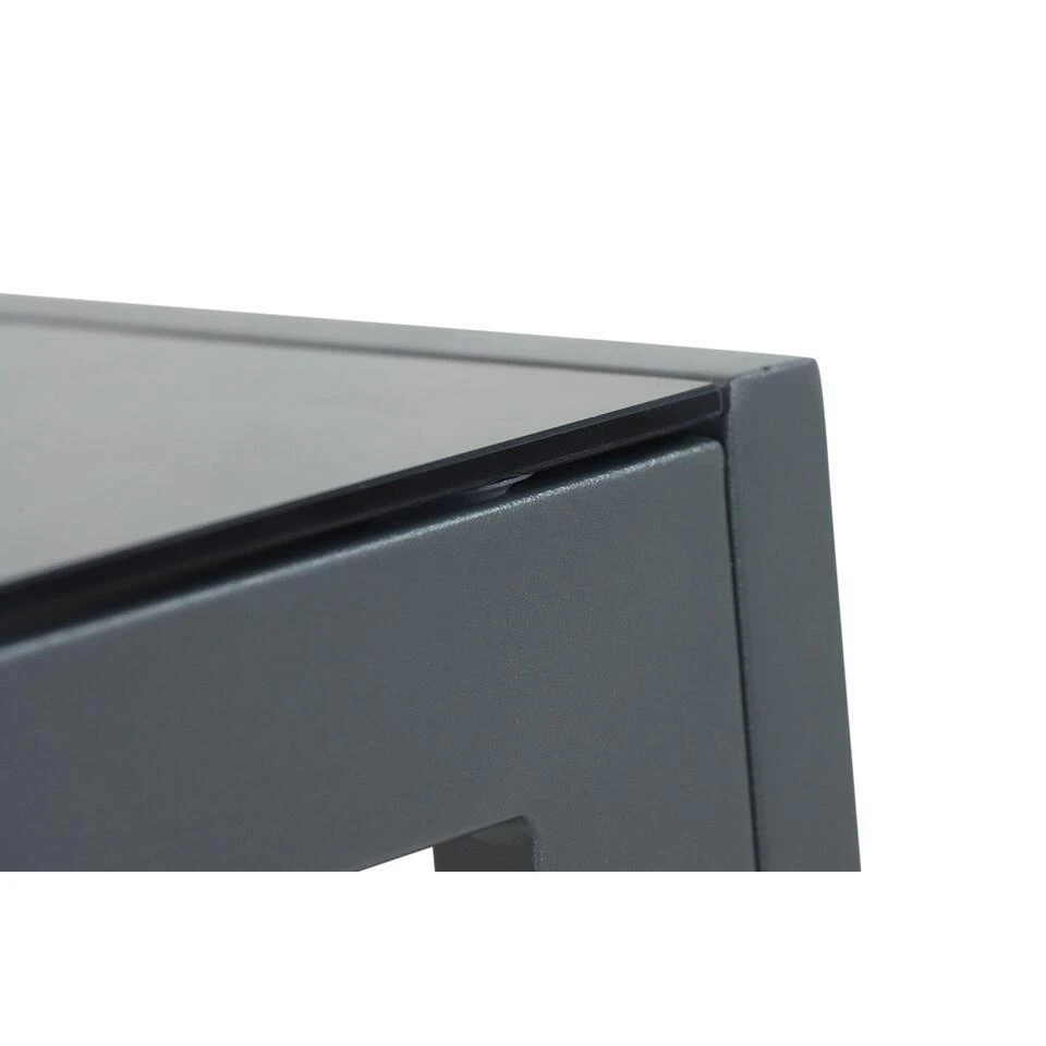 Dining Tuintafel Rechthoekig 210 X 85 Cm Aluminium Grijs Venustas 10 Dining Tuintafel Rechthoekig 210 X 85 Cm Aluminium Grijs Venustas - Afbeelding 8