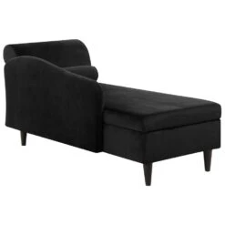 LUIRO - Chaise Longue - Zwart - Rechterzijde - Fluweel 18 LUIRO - Chaise Longue - Zwart - Rechterzijde - Fluweel -Meubelwinkel 5f7129ea459040fd9df2c7af62d6da72